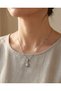Women's Steel Sun Figured Necklace Minimal Elegant Necklace - 2
