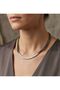 Anthracite Minimalist Geometric Cut Natural Stone Necklace - 2