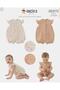 Necix's Baby Girl Rompers Set of 2 Summer 100% Cotton Ruffle Shorts Rompers - 2
