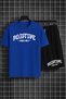 Women/Girls Positive Vibes Only Oversize T-Shirt and Shorts Set - 2
