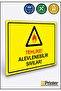 Danger! Flammable Liquids! Isg Warning Sign Dekota 15X20 cm