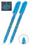 Blue Neon Ballpoint Pen 2 Pieces Pensan Neon Jely Highlighter Gel Pilot Pen Black Notebook Pen Soft