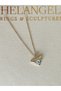 Steel Eye Detailed Zircon Stone Women's Necklace 45+5 cm - 3