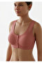 Laser Cut Seamless Front Buttoned Snap-On Non-Wired B Cup Ghost Women's Bra - 3