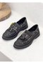 D26Ya-3820 Genuine De Leather Adin Loa Loafers Shoes with Tassel Detail 3cm Comfortable Sole Daily Stylish Shoes