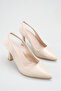 Pantofi de damă bej de 9 cm - 3