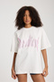 Unisex Star Rhinestone Stone Printed Oversize Premium Cotton T-Shirt - 5