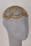 Elegant Crystal Stone Frontlet Model Bridal Hair Accessory Henna Night and Evening Dress Hair Accessory