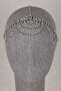 Stylish Crystal Stone Bridal Crown and Headpiece for Henna Night and Engagement Hair Accessory