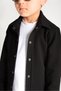 Boys' Black Slim Fit Lycra Shirt + Bib + Jagger Bottom Set (100% Cotton) - 3