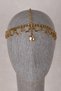 Crystal Stone Bridal Headpiece with Drop Stone Detail for Henna Night and Engagement Hair Accessory