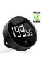 - Timer Digital LED Multifuncțional, Cronometru, Alarmă Sonoră, Magnet, NEGRU