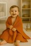 100% Cotton, Two Layers, 6 Pieces of Muslin Baby Blankets (6 Mouth Wipes as a Gift) - 8