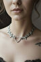 Zet Style "Nocturna Bat Heart Choker" – Gothic Bats Heart Necklace - 4