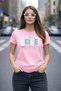 Women's Oversize T-Shirt Alove Printed 100% Cotton T-Shirt Comfortable Fit