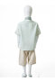 Boy's Summer Folarli 2-Piece Top and Bottom Set (Shirt + Shorts) 4-8 Years 6617 Light Blue - 5