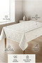 Stain-Resistant Tablecloth - Woven Cloud Pattern, All Sizes - 2