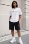 Trend Men/Women Los Angeles Printed Unisex Oversize T-Shirt and Shorts Set - 2