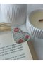 Bookmarks and Earrings Set of 2 Handmade Polymer Clay Heart Patterned Gift Bookmarks - 7