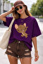 Cute Mouse Character Nanik Printed Unisex Oversize T-Shirt – Cotton Crew Neck Casual T-Shirt