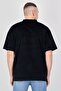 Men Ribbed Neck Short Sleeve Textured T-Shirts, Black - 3