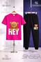 Children's T-Shirt and Sweatpants Set with Bear and Hey Yazi Printed on the Back
