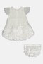 Toddlers Girl 2Pcs Rosette Mesh Dress With Panty Set, Green - 3