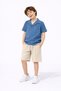Boys' New Season Muslin Fabric Shirt Shorts Set