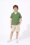 Boys' New Season Muslin Fabric Shirt Shorts Set