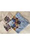 2 Pieces of Patterned, Stitched, Unlined Writing Cloth, Cheesecloth Yemeni, Scarf, Shawl
