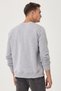 Heart Print Crew Neck Sweatshirt - 7