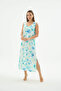 Thick Strap Women's Long Nightgown - 2