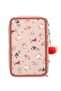 Topmodel Fur Ever Friends Three-Compartment Pencil Case - Powder Pink with Pompom, Girls' School and Birthday Gift - 8