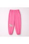 Women's Pink Embroidery Detailed Comfortable Cut Double Set - 2