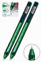 Green Glitter Ballpoint Pen 2 Pieces Pensan Jely Glitter Pilot Pen Ergonomic Grip Soft Writing Black