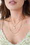 Velora Steel Detailed 3-Piece Necklace - 8