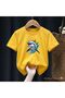 Smiling Whale Printed 100% Cotton Crew Neck Kids Unisex T-Shirt 5 6 -7 8-9 10 -11 12 Years Old