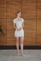 Pointed Mini Dress - 4