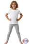 Gray Children's Tights - Soft, Flexible, Comfortable Cotton Anti-Sweat Girls' Tights