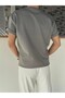 Double Face Fabric Oversize T-Shirt - 2