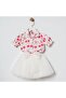 Cherry Blouse and Tutu Skirt Double Set for Girls - 2