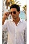 Titanium Polarized Pilot Sunglasses Coffee Frame Coffee Gradient Glass 60 mm - 2