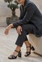 Li̇da Original Kri̇stebell Open Platform Women's Heel Shoes Black - 3