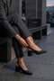 Dante Hasir Detailled Heel Women's Daily Shoes Black - 3