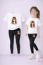 Leggings - T-Shirt Set Mother Daughter Combination 100% Cotton Flexible Comfortable Daily Sports Combination