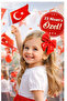 23 April Red Bow Hair Clip 🇹 🇷   Children's Day Special Accessory