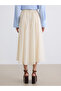 Original Beli Zippered Gathered Flared Skirt - 4