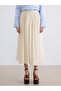 Original Beli Zippered Gathered Flared Skirt - 2