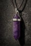 Natural Amethyst Stone Necklace – Stylish and Energy-Infusing Necklace with Purple Crystal Tip