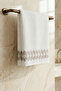 Benita Herringbone Embroidered Hand Towel (30 X 50 cm) - 2
